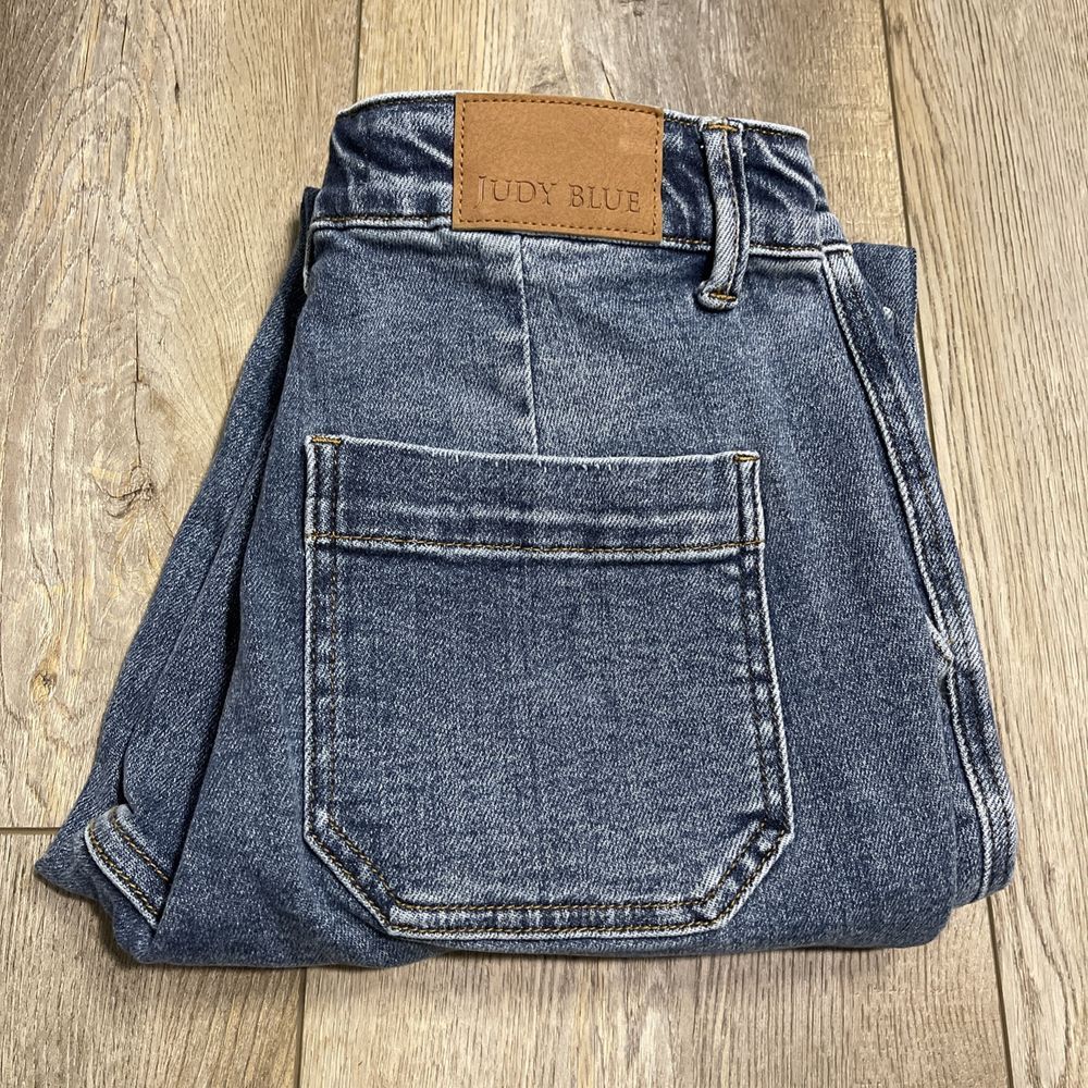 Judy Blue Jogger Jean Womens 5/27 Blue Stretch Denim Drawstring